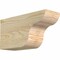 Ekena Millwork Carmel Rough Sawn Rafter Tail, Douglas Fir, 4"W x 6"H x 12"L RFT04X06X12CAR00RDF - alternate 1